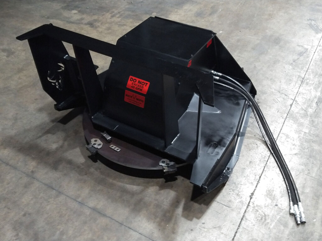 Skid Steer Forestry Disc Mulcher Annihilator Rut Mfg