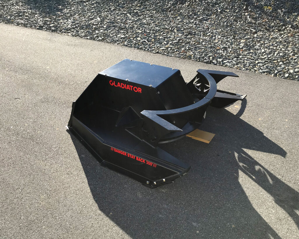 Skid Steer Forestry Brush Cutter Gladiator