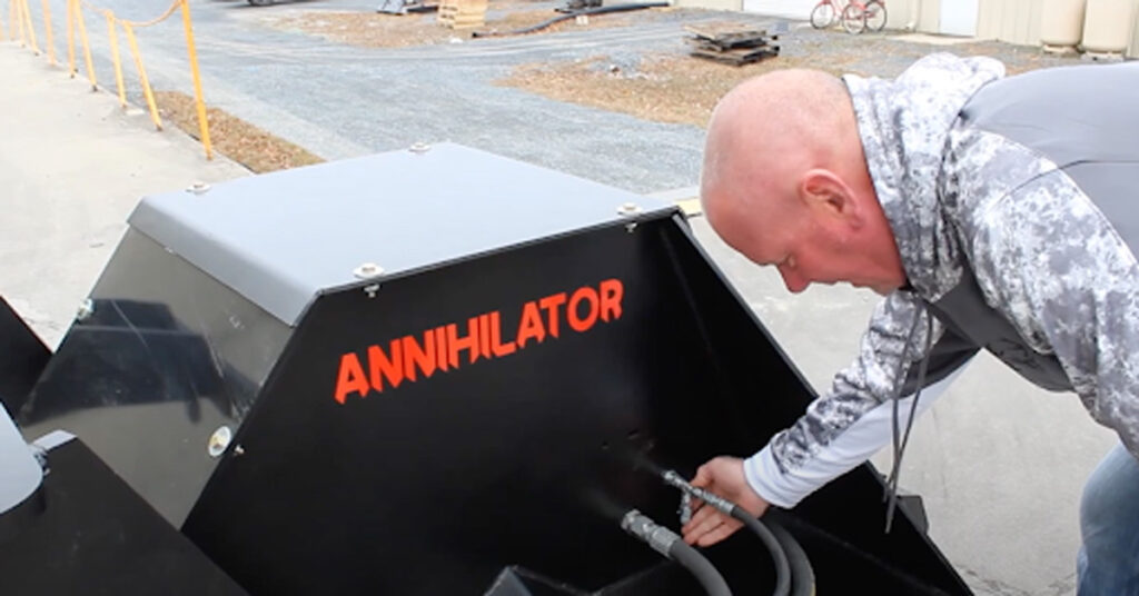 mulcher for skid steer