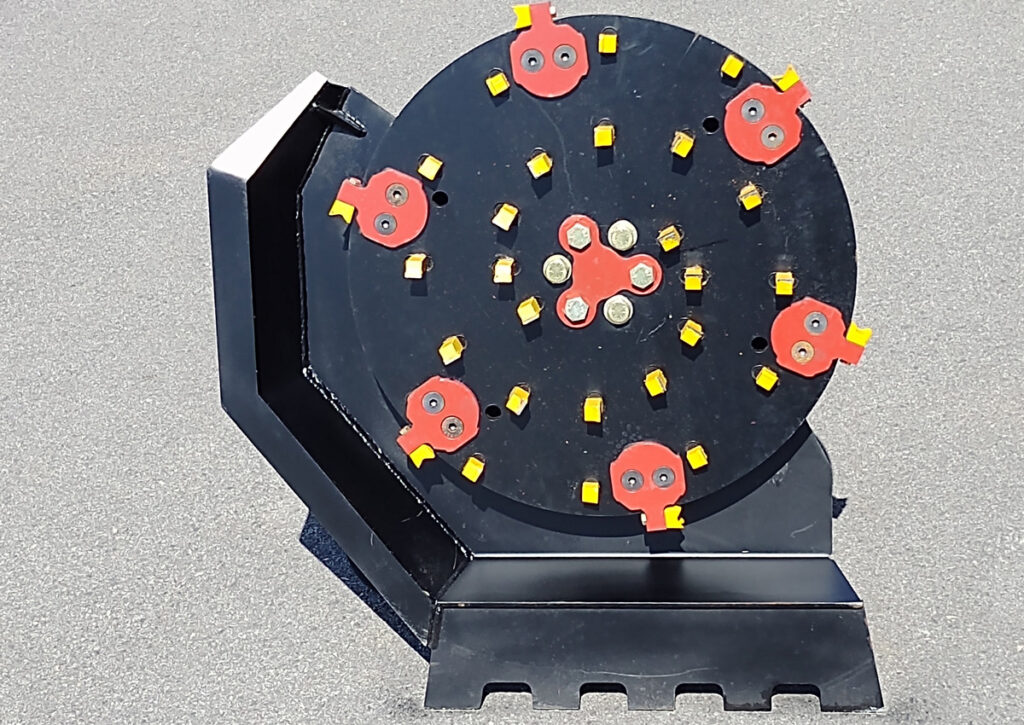 mulcher for mini excavator bottom