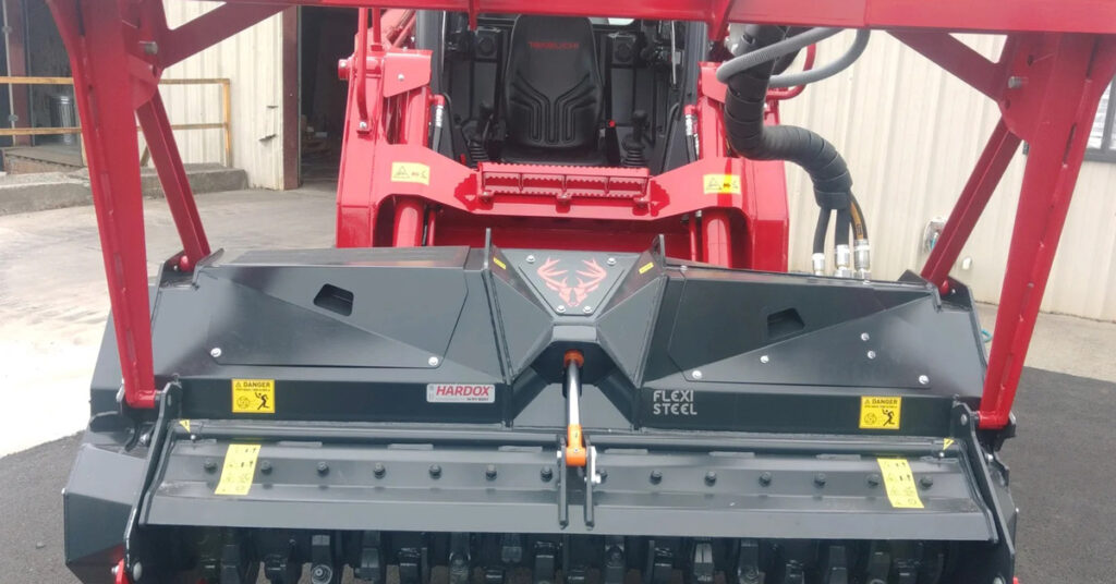 drum mulcher assassinator front picture from rut manufacturing