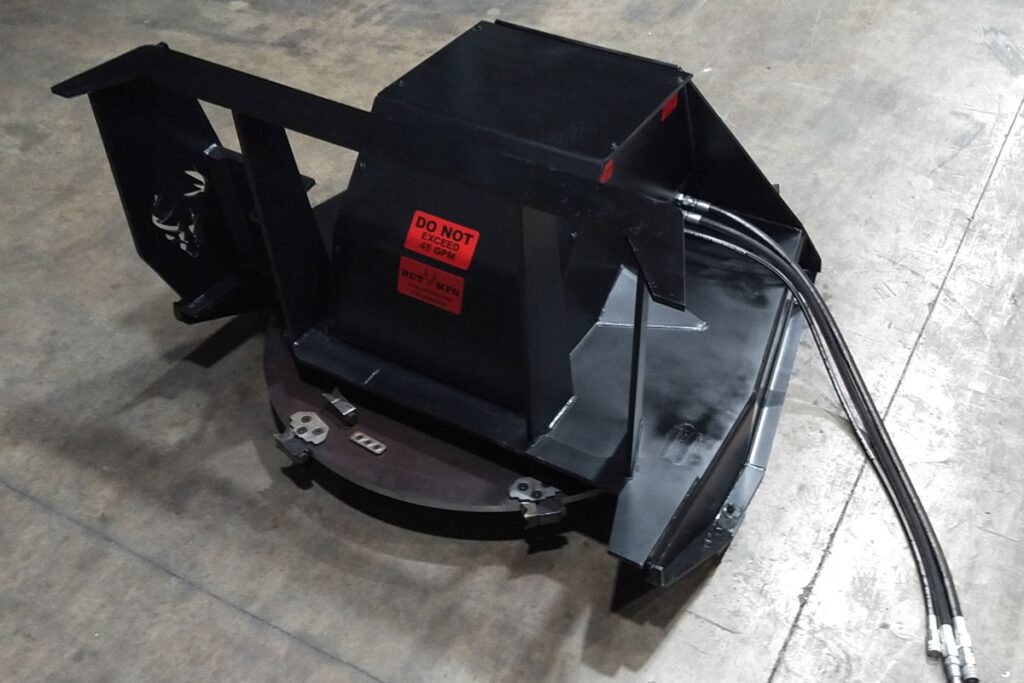 skid steer forestry mulcher 2