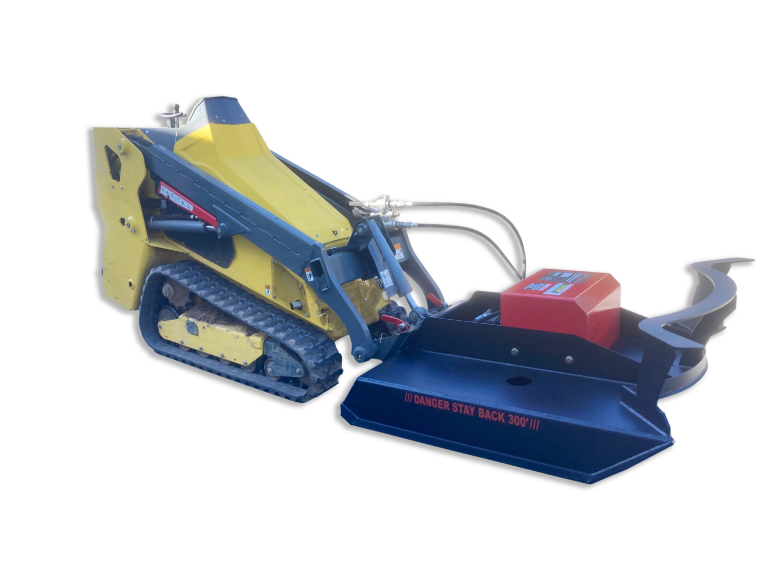 Mini Skid Steer Brush Cutter | Vegetation Clearing Tool | Rut Manufacturing