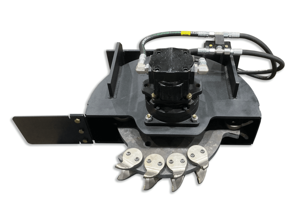 mini skid steer stump grinder