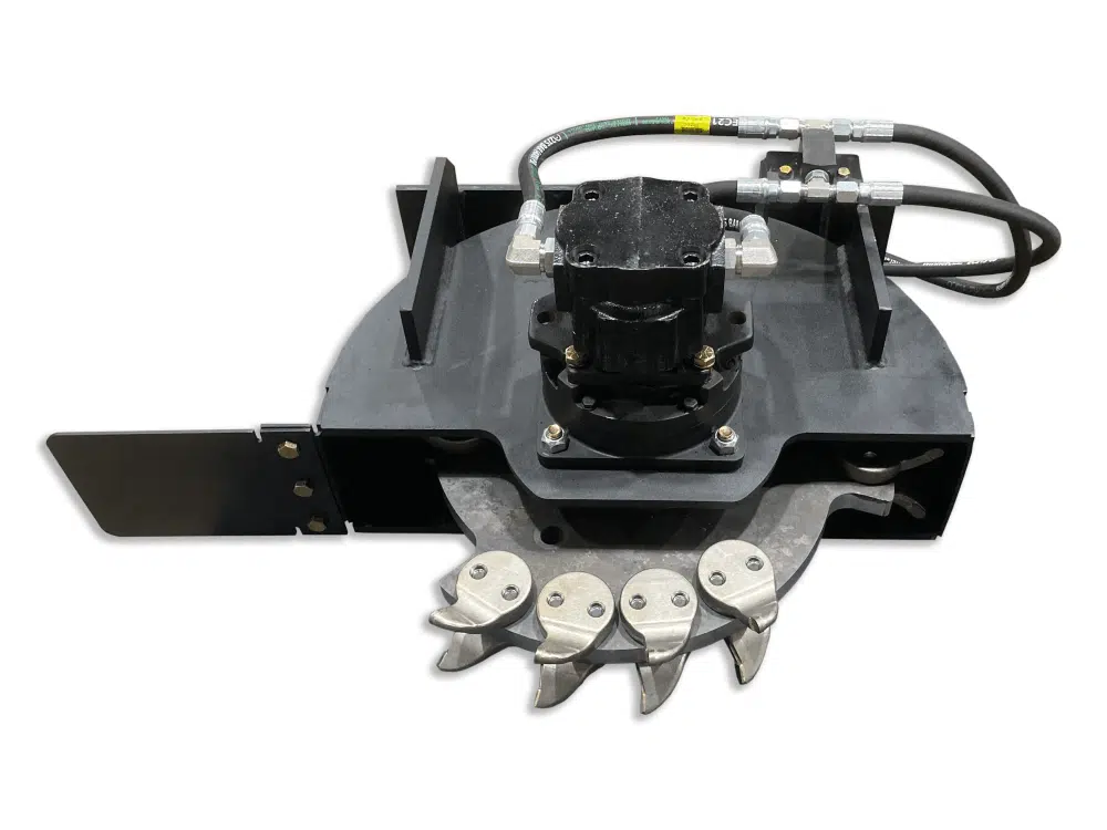 mini skid steer stump grinder