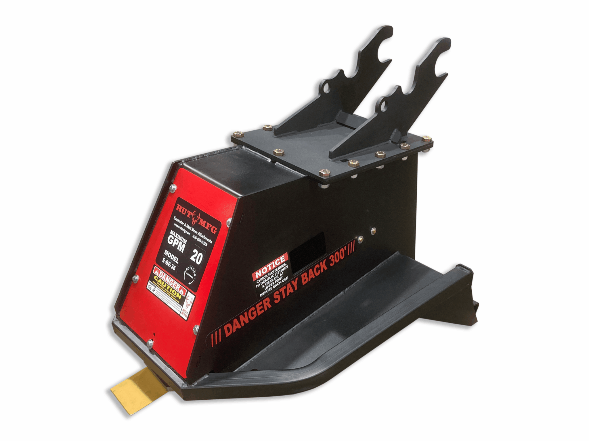 Mini Excavator Brush Cutter | Commercial Land Clearing Tool | Rut ...