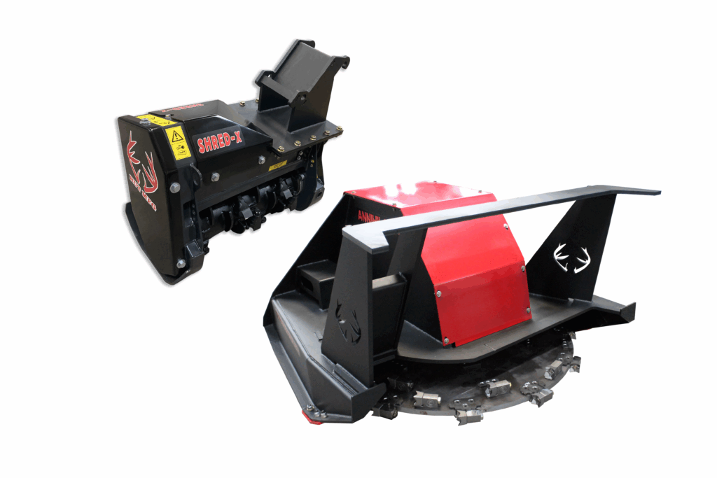 Brush Cutter for Skid Steer vs. Excavator
