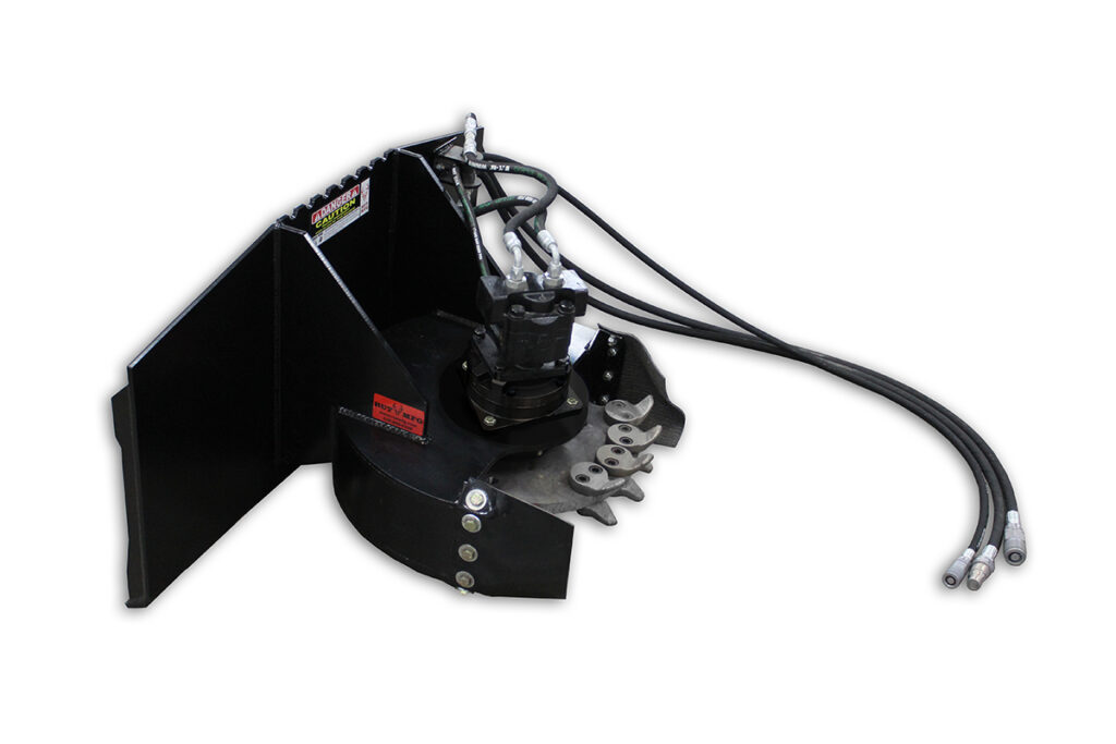Skid steer attachments for every season